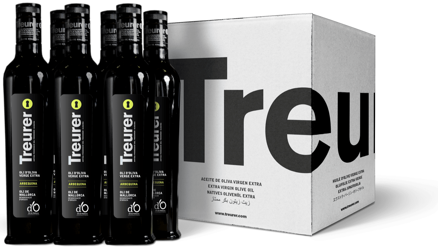 Gourmet 8 Extra virgin olive oil box of 6 Bottles