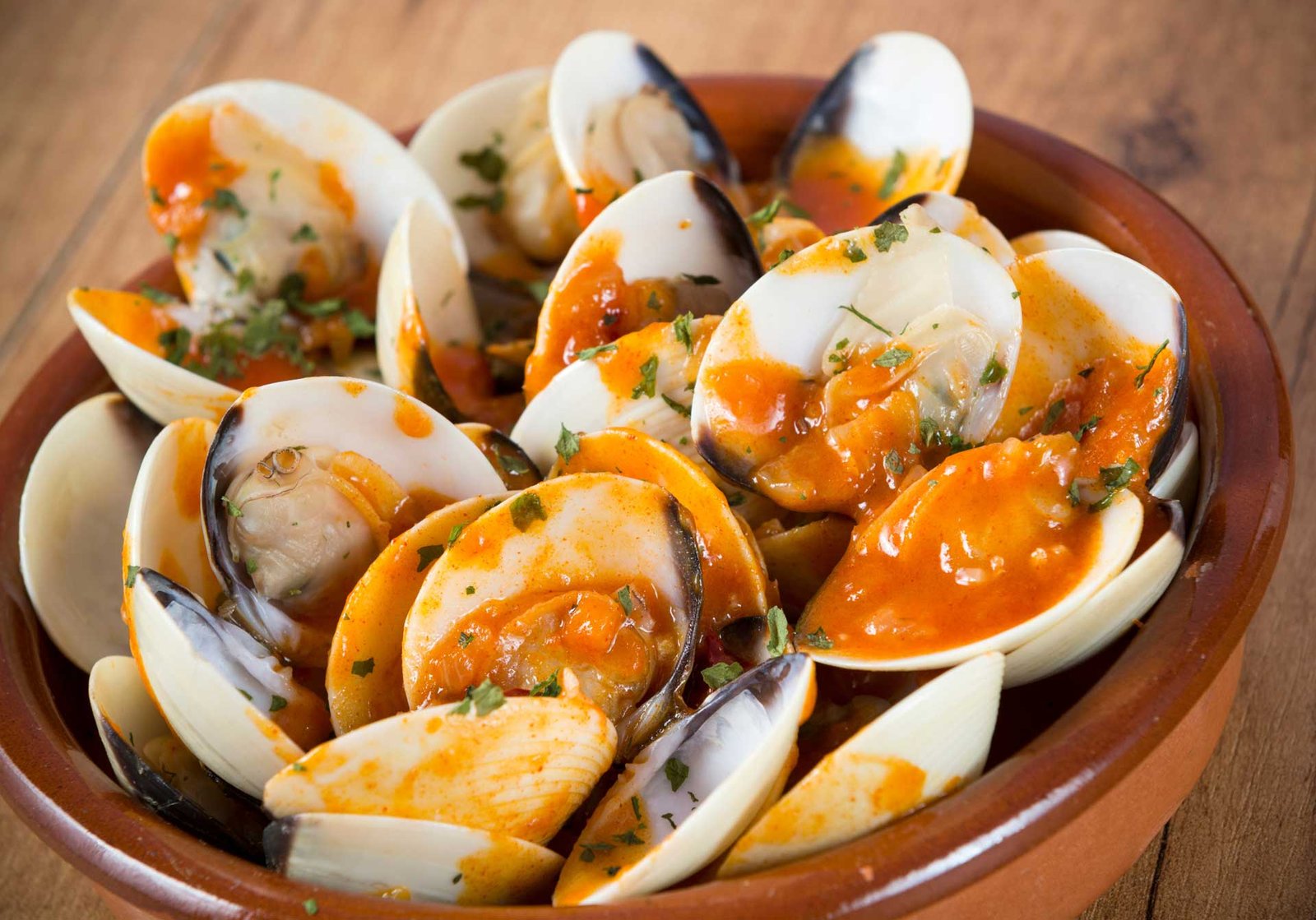 Gourmet 14 Recipe of clams in marinara style