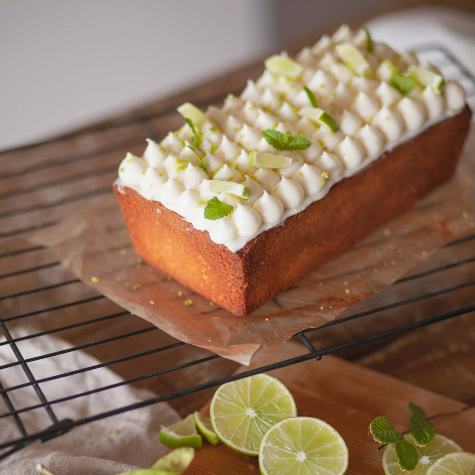 Recipes 1 Olive Oil Sponge Cake with Coconut Lime Frosting
