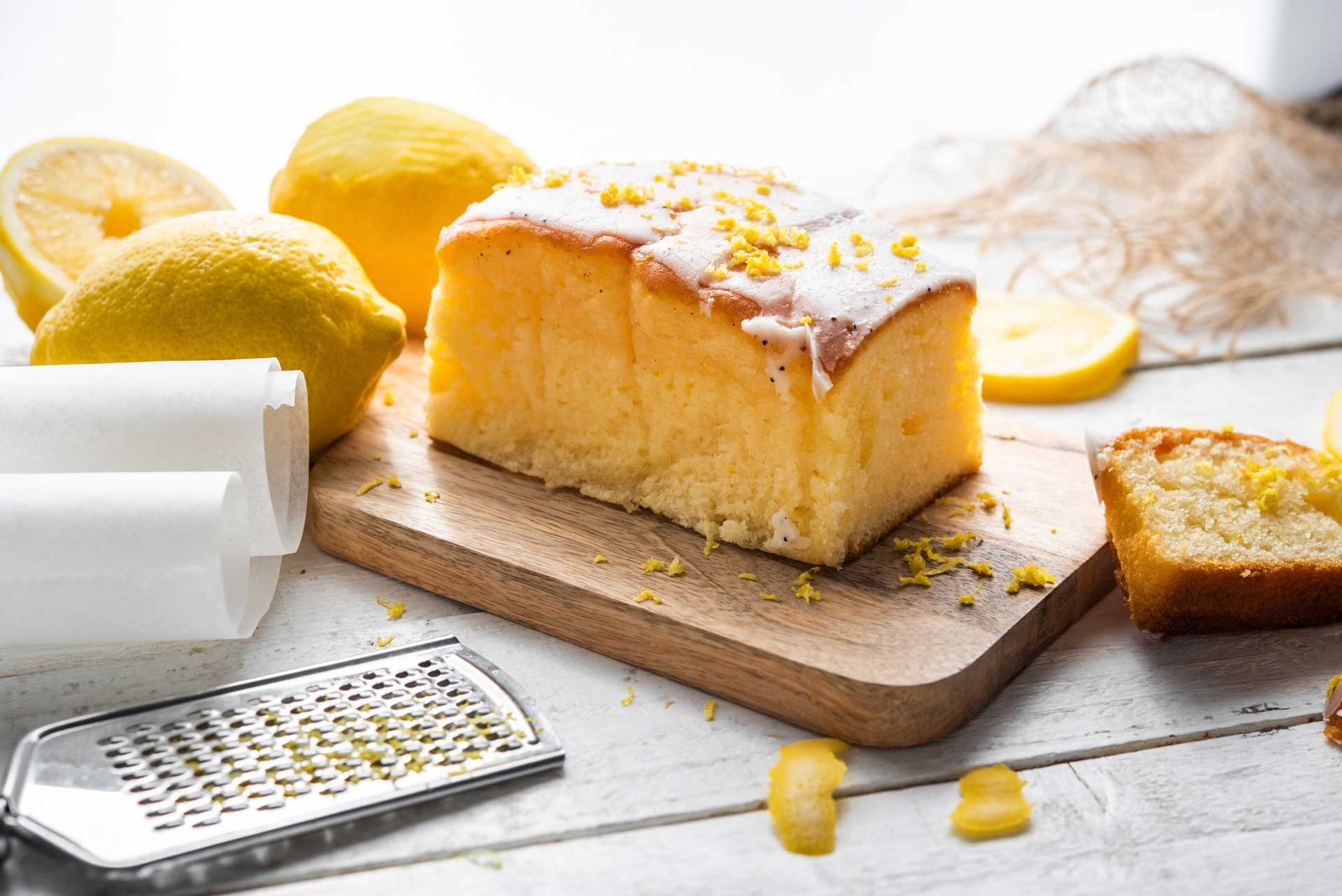 Recipes 8 Lemon sponge cake with olive oil