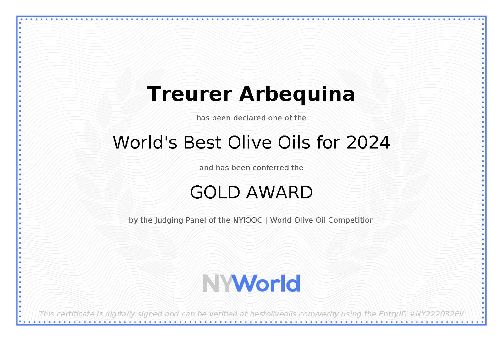 Noticias 10 Oli Treurer, Medalla de oro en NYOOC 2024