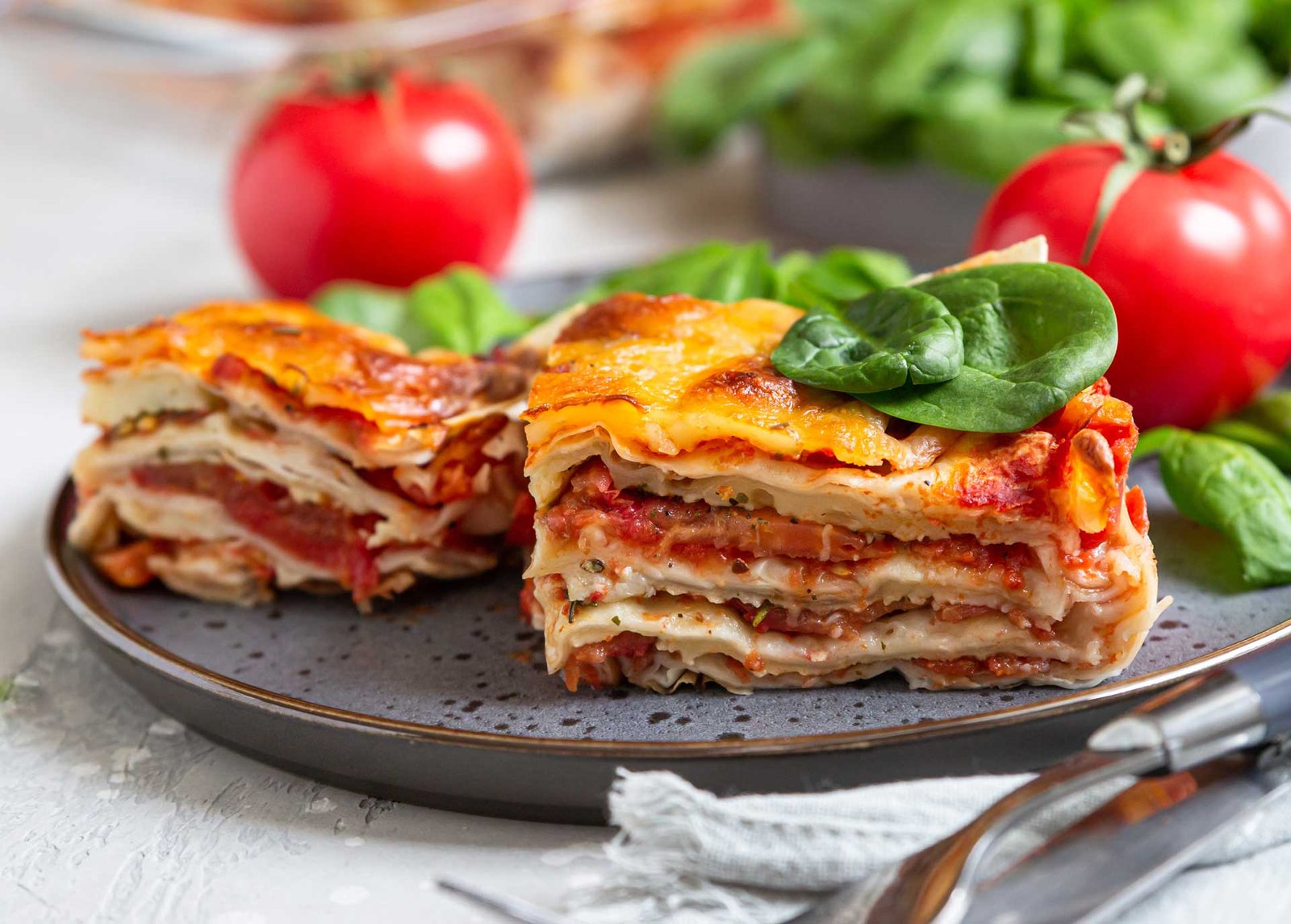 Receta de lasaña vegana