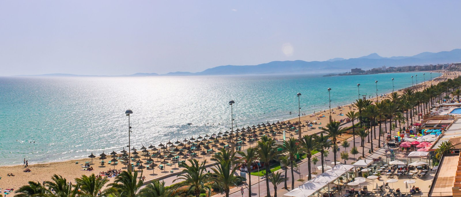 Vista aérea de la Playa de Palma
