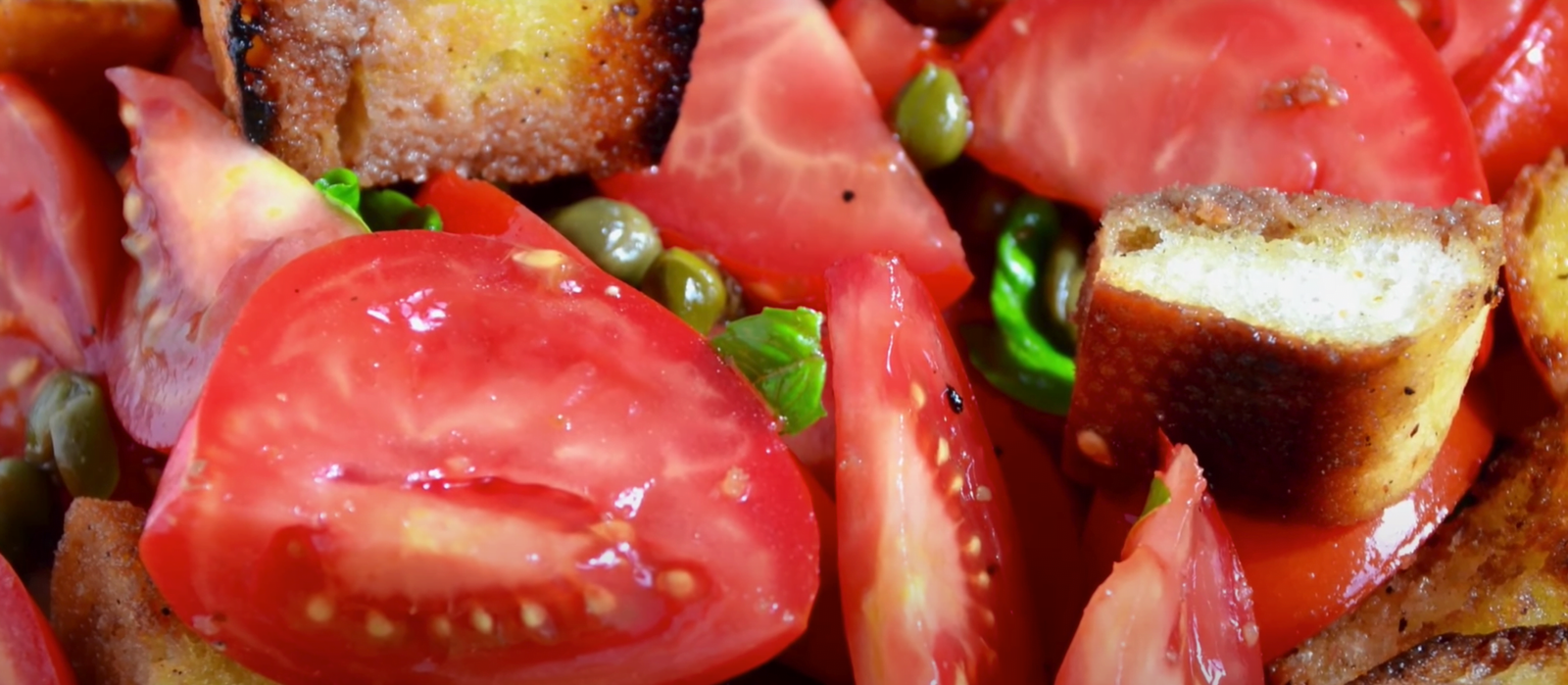 Recetas 5 Panzanella mit nativem Olivenöl extra