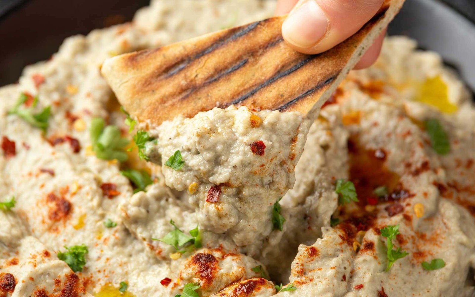 Baba Ganoush Recipe 2 Receta BabaGanoush Presentacion