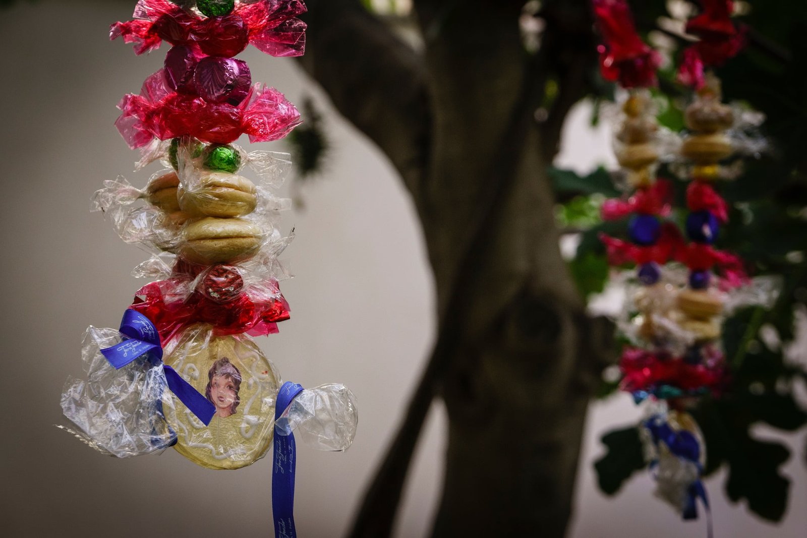 Gourmet 21 Rosari Ensucrat - sweet rosary-, typical of the city of Palma,Majorca,Balearic Islands, Spain
